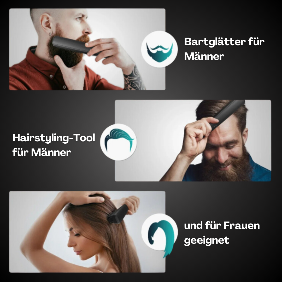 BeardMaster | Kabelloser negativer Ion-Bartstyler