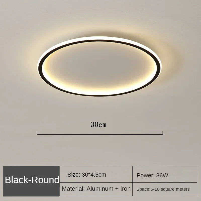 Skandinavische LED Deckenleuchte – Modern, dimmbar & stilvoll für Wohnzimmer, Esszimmer & Flur