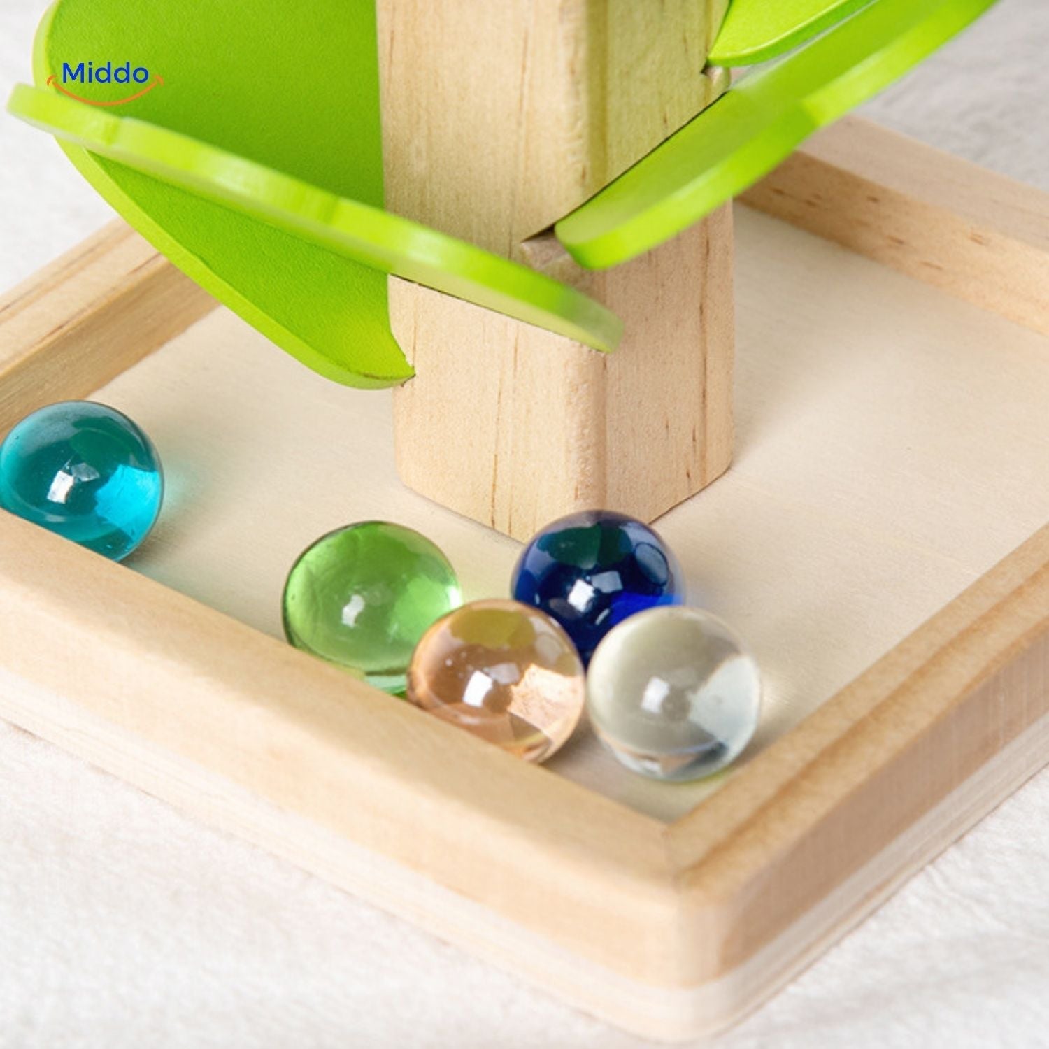 KugelJoy Baum Bahn | Kreatives Holzspielzeug für spielerisches Lernen