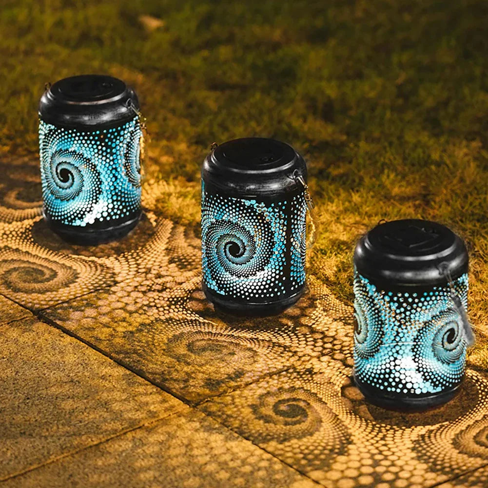 3D-Solar-Schneckenlichter für den Garten