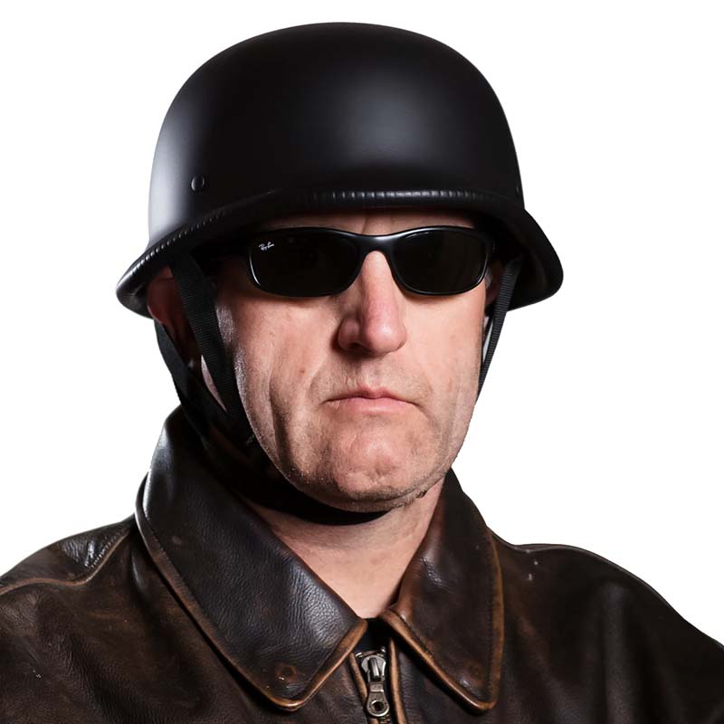 Outlaw Motorrad Halbschalenhelm | ECE- und DOT-zugelassen