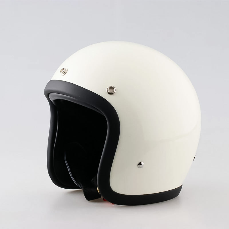 Retro-Motorradhelm mit Low-Profile und DOT- und ECE-Zertifizierung für sicheres Fahren