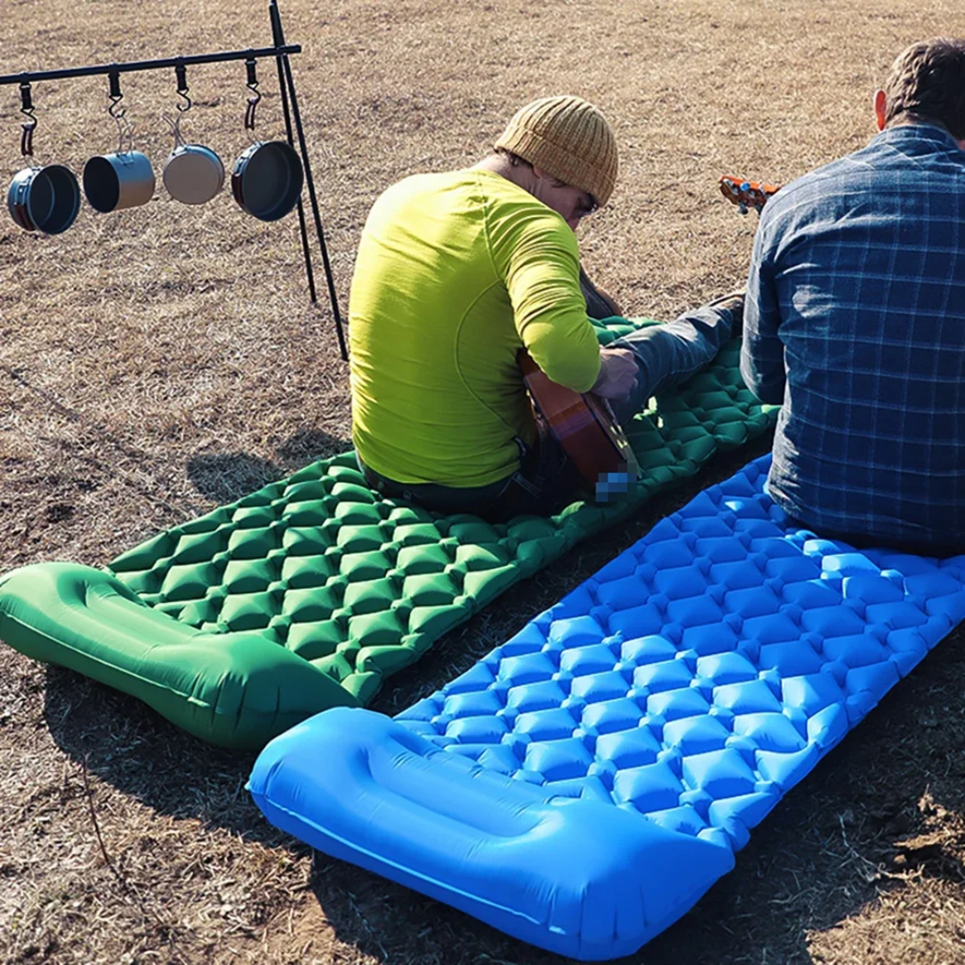 CampEase Schlafmatte – Camping mit Eingebauter Pumpe für Schnellen Komfort