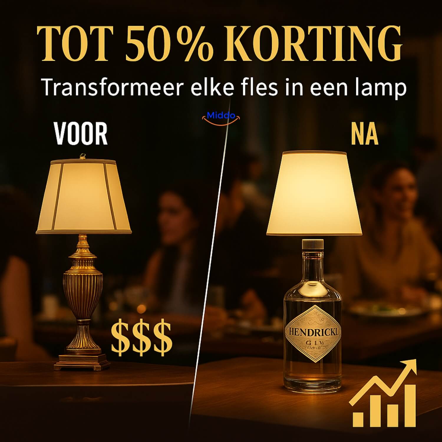 LumaGlow Flaschenlampe | Verwandle jede Flasche in ein faszinierendes Lichtspiel!