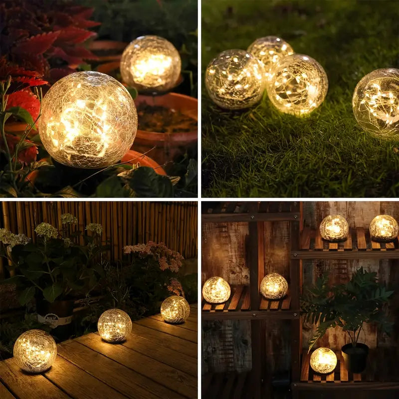 LuminaraBeam Solar-Gartenkugel Lampe Elegantes Design