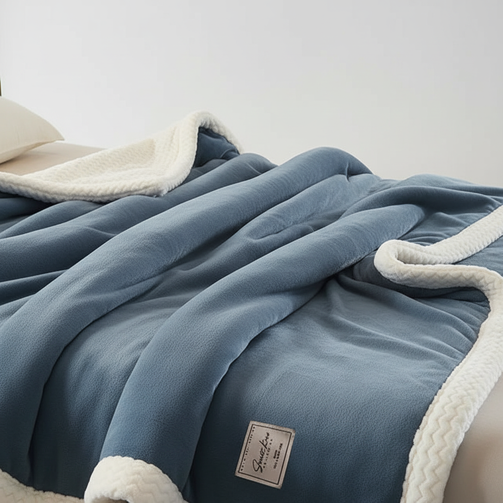 CozyLuxe Fleece-Decken – Weiche Winterdecke aus hochwertigem Polyester für Wärme und Komfort
