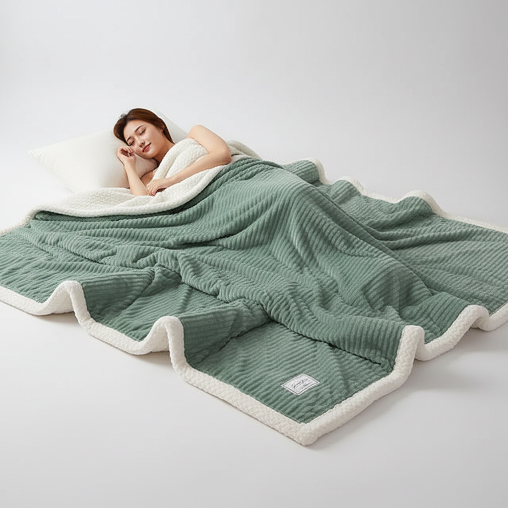 CozyLuxe Fleece-Decken – Weiche Winterdecke aus hochwertigem Polyester für Wärme und Komfort