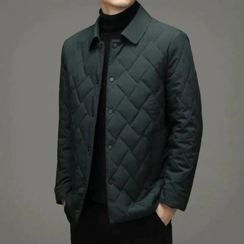 UrbanShell Herren Softshell Jacke – Wasserfeste Business Winterjacke mit Isolierfutter