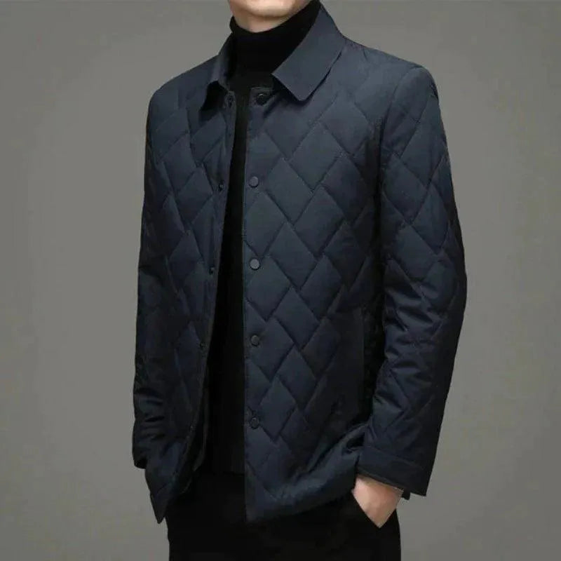 UrbanShell Herren Softshell Jacke – Wasserfeste Business Winterjacke mit Isolierfutter