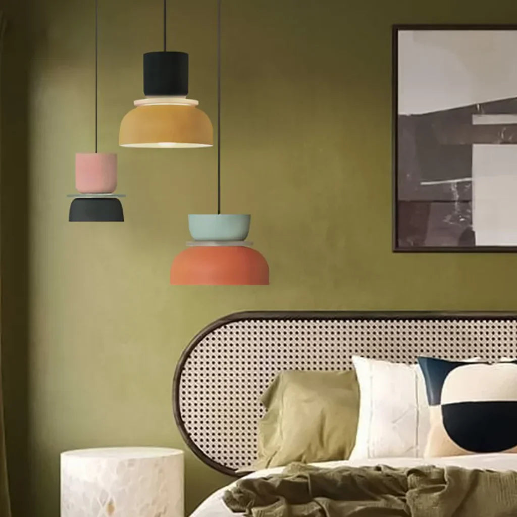 Lucie Colour Block Skandinavische Pendelleuchte