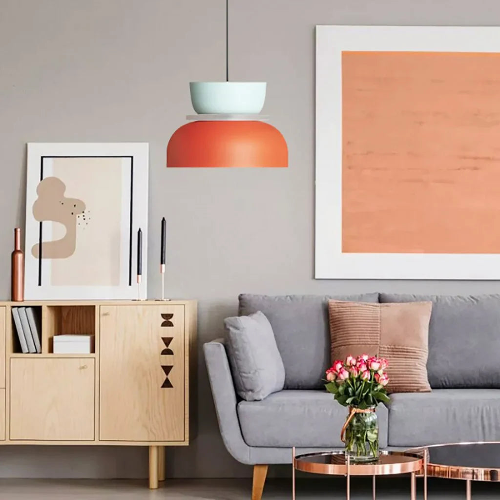 Lucie Farbblock Nordic Pendelleuchte