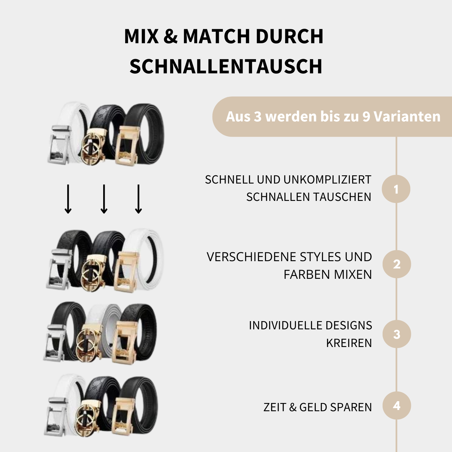 EliteFit Automatische Schnalle Herrenriemen | Präzision, Stil & Komfort