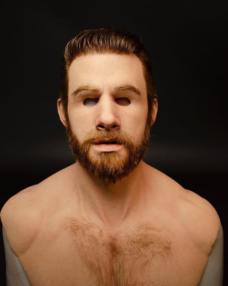Realistischer Alter Mann Maske für Halloween – Gruseliges Latex-Kostümzubehör