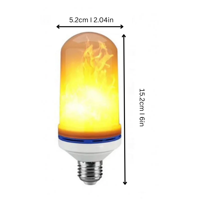 FlameGlow LED Lampe – Flackerndes Flammeneffekt für eine warme und gemütliche Atmosphäre