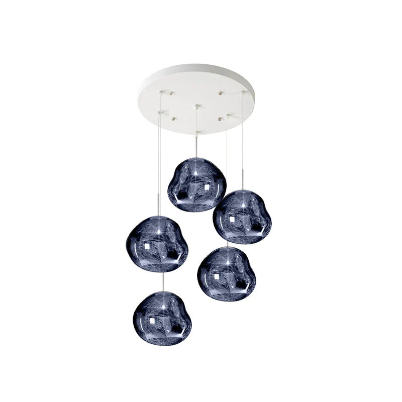 Frendorf | Mehrflammige Pendelleuchte | Skulpturales Melt Design