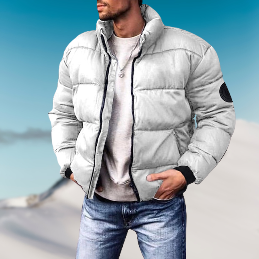 MetroWarm Herren Pufferjacke – Stilvolle Winterjacke mit Bequemer Passform