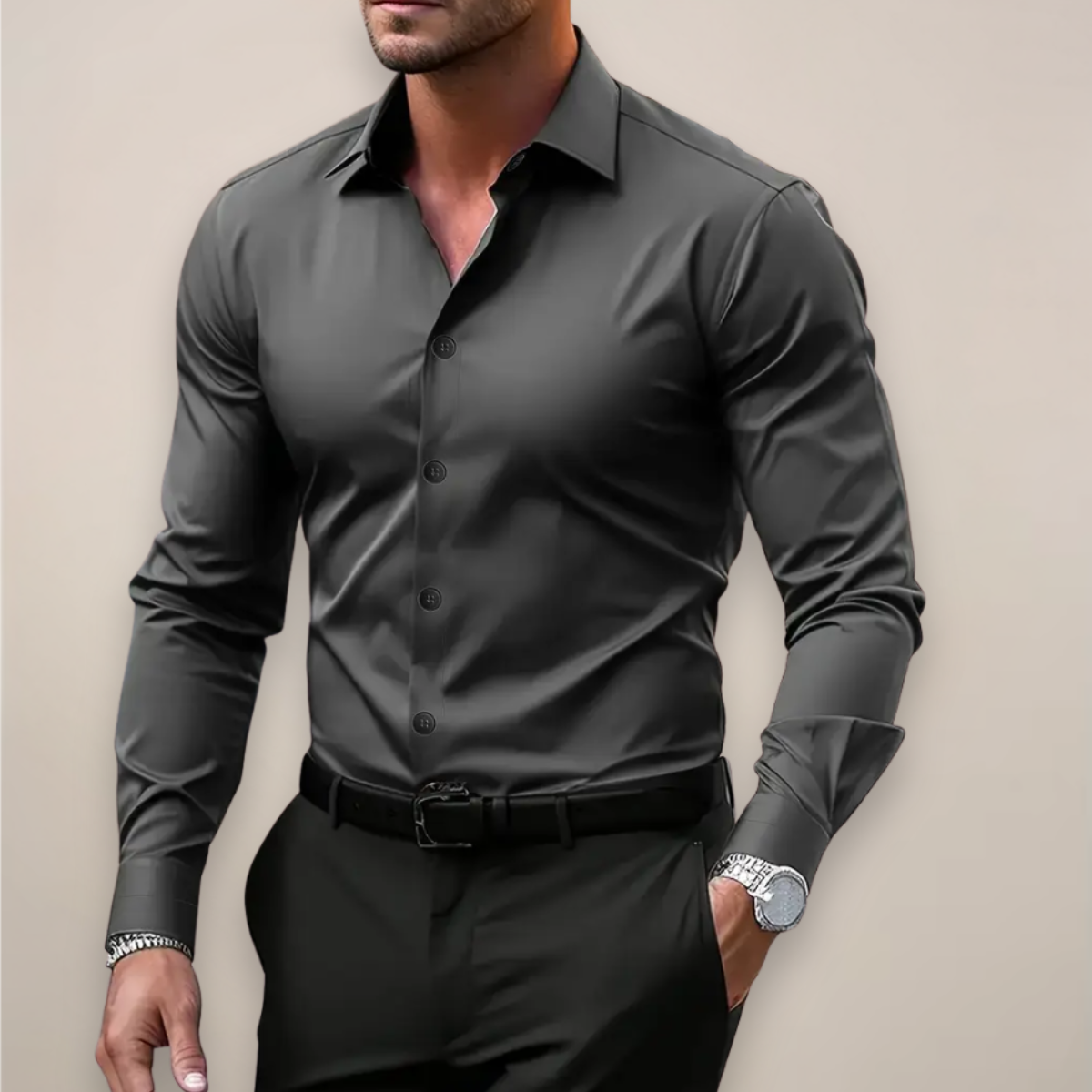 Daniel | Stilvolles Herren Frühjahrs Slim Fit Hemd