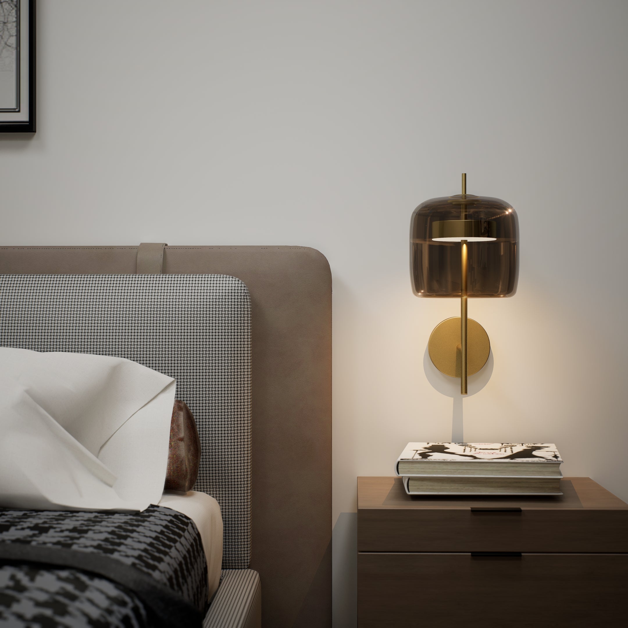 Wandleuchte im Mid-Century-Stil