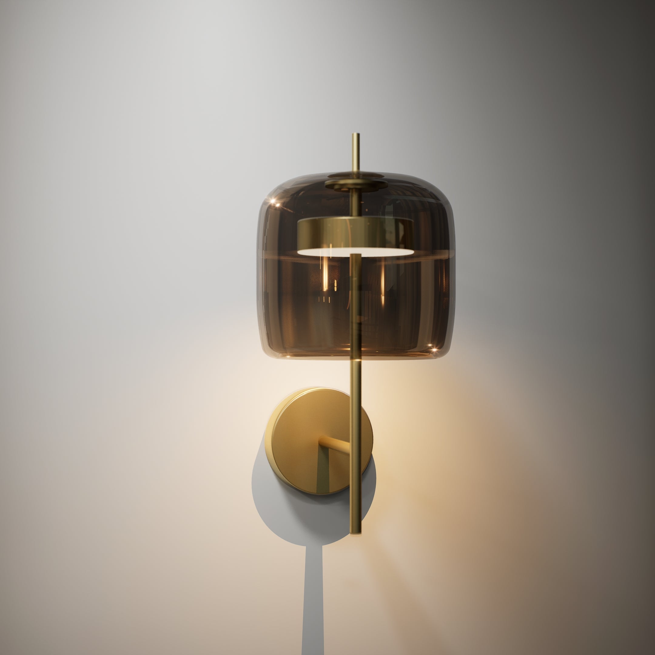 Wandleuchte im Mid-Century-Stil
