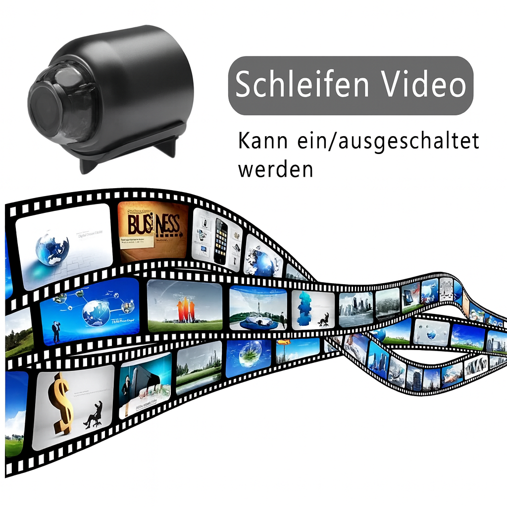 Mini Überwachungskamera WLAN Nachtsicht Bewegungserkennung