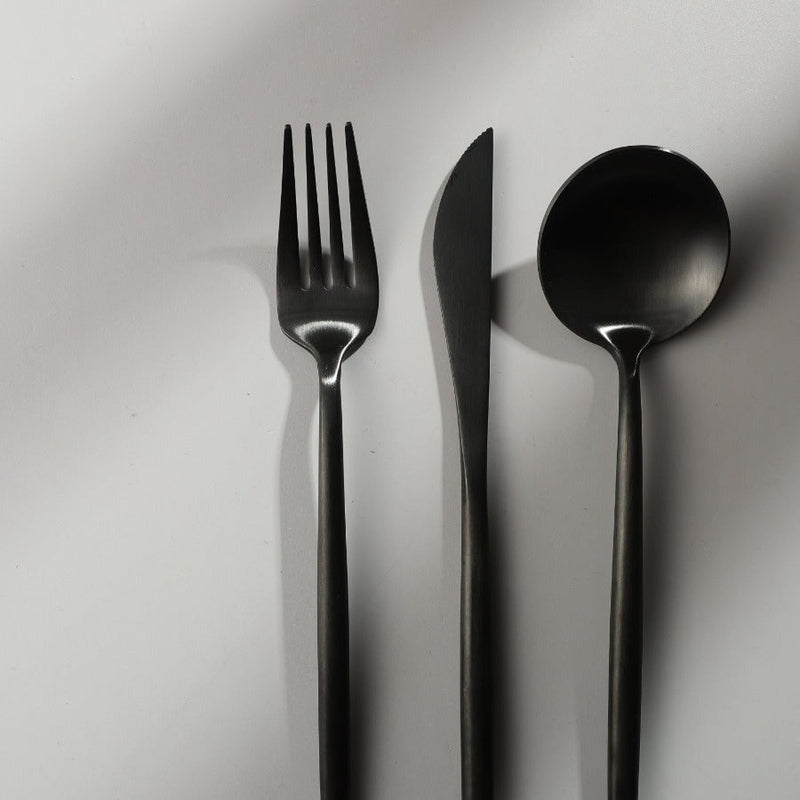 Minimalistisches Edelstahl Besteck Elegante Einfachheit