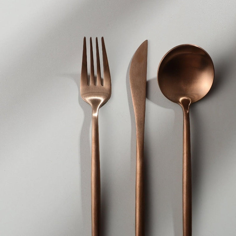 Minimalistisches Edelstahl Besteck Elegante Einfachheit
