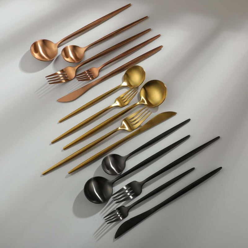 Minimalistisches Edelstahl Besteck Elegante Einfachheit