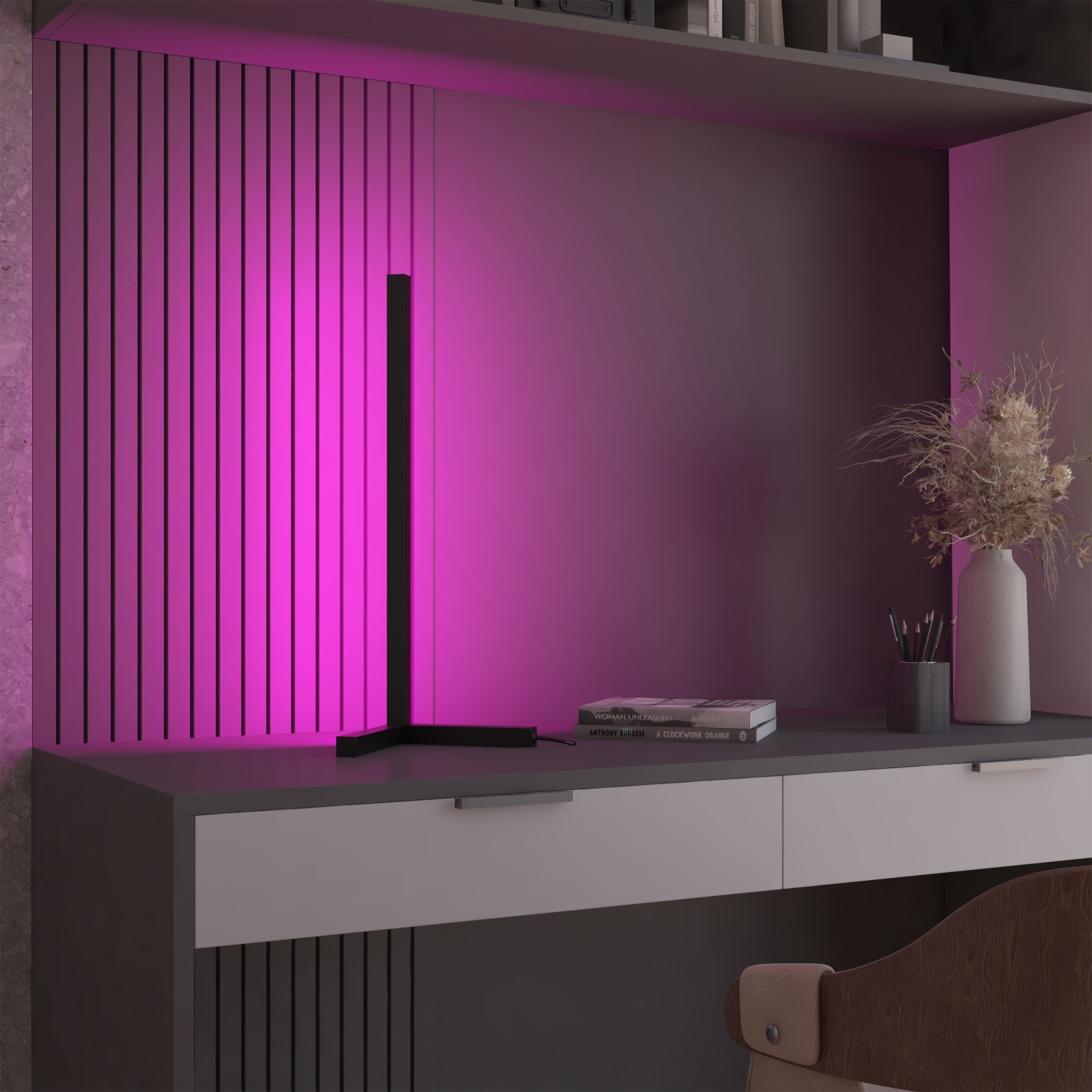 Minimalistische LED-Tischlampe