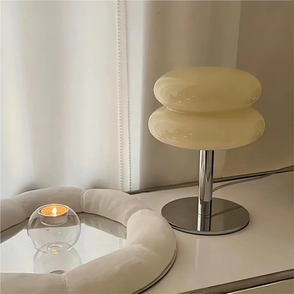 Finn Bauhaus Minimalistische Glas Tischlampe