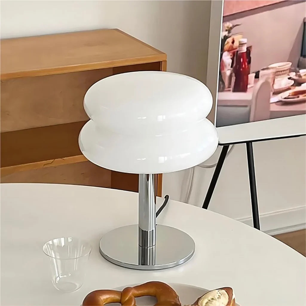 Finn Bauhaus Minimalistische Glas Tischlampe