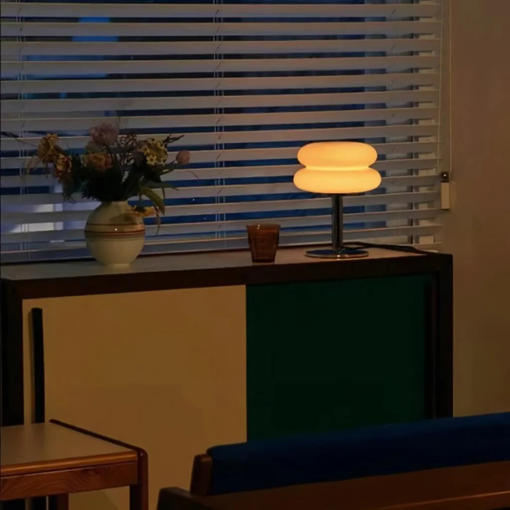 Finn Bauhaus Minimalistische Glas Tischlampe