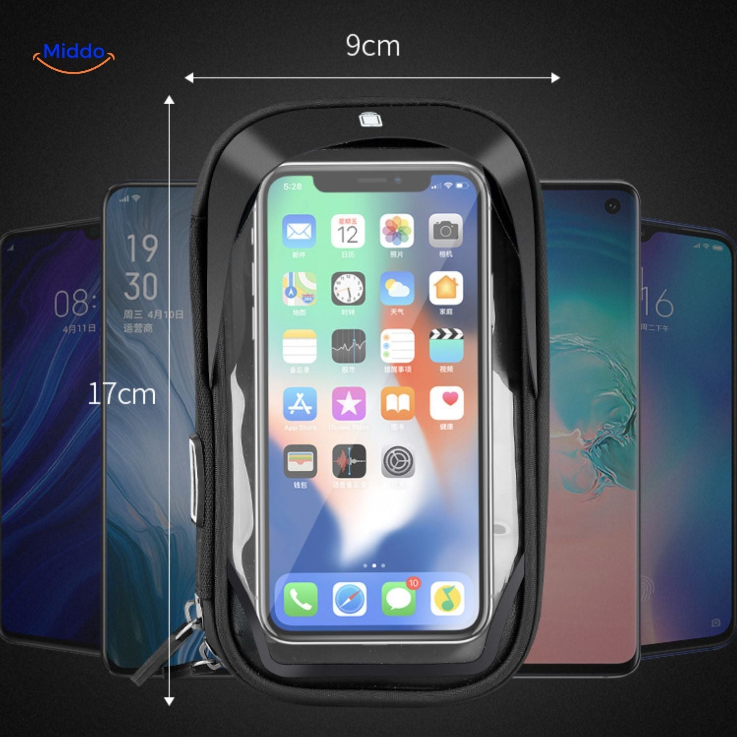 GripMaster Telefonhalterung | Wasserdicht, robust & touchscreen-kompatibel!
