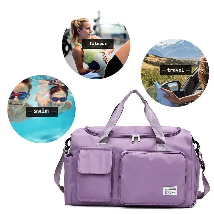 Sandsberg | Reisetasche Sport-Duffle | Mehrere Fächer mit Schuhfach