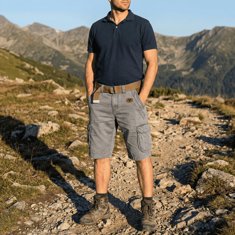 WanderSchmiede Fracht – Robuste Herren-Cargoshorts Für Draußen & Alltag