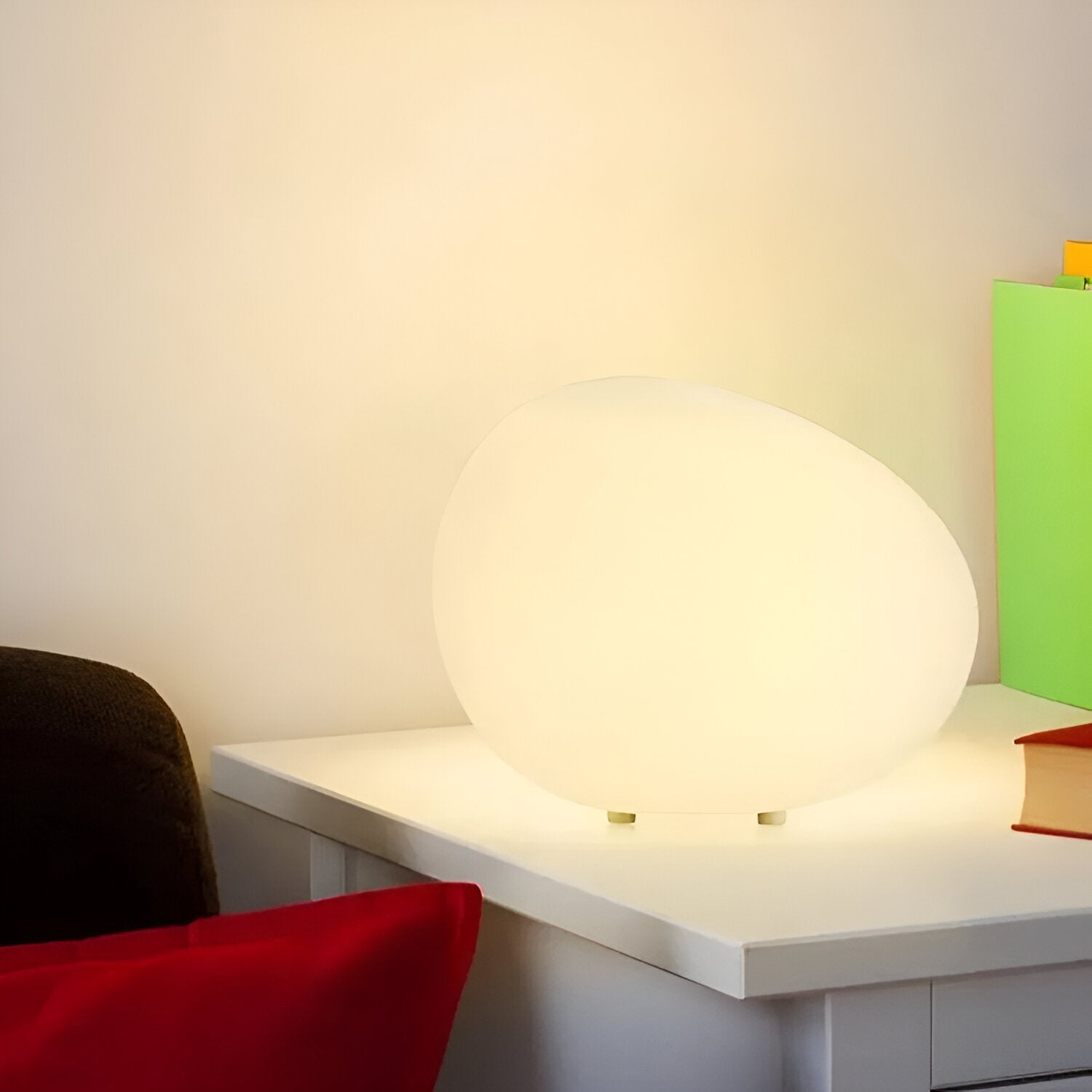 Nordische Steinförmige LED Tischlampe 1-Licht