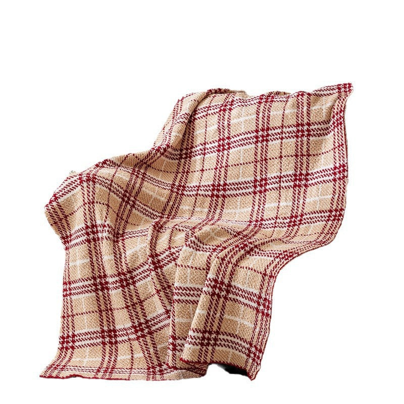 Karierte Plaid-Decke – Weiche und Warme Sofadecke