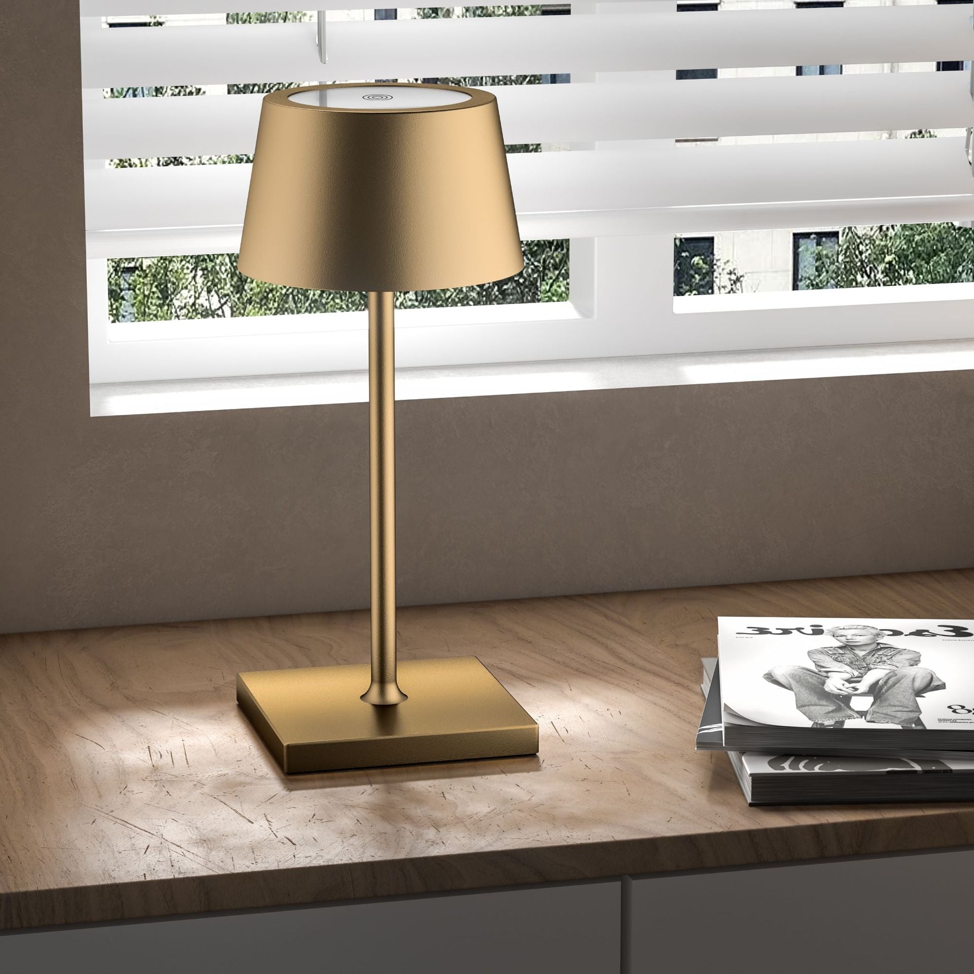 Kabellampe mit USB-Akku im modernen Design