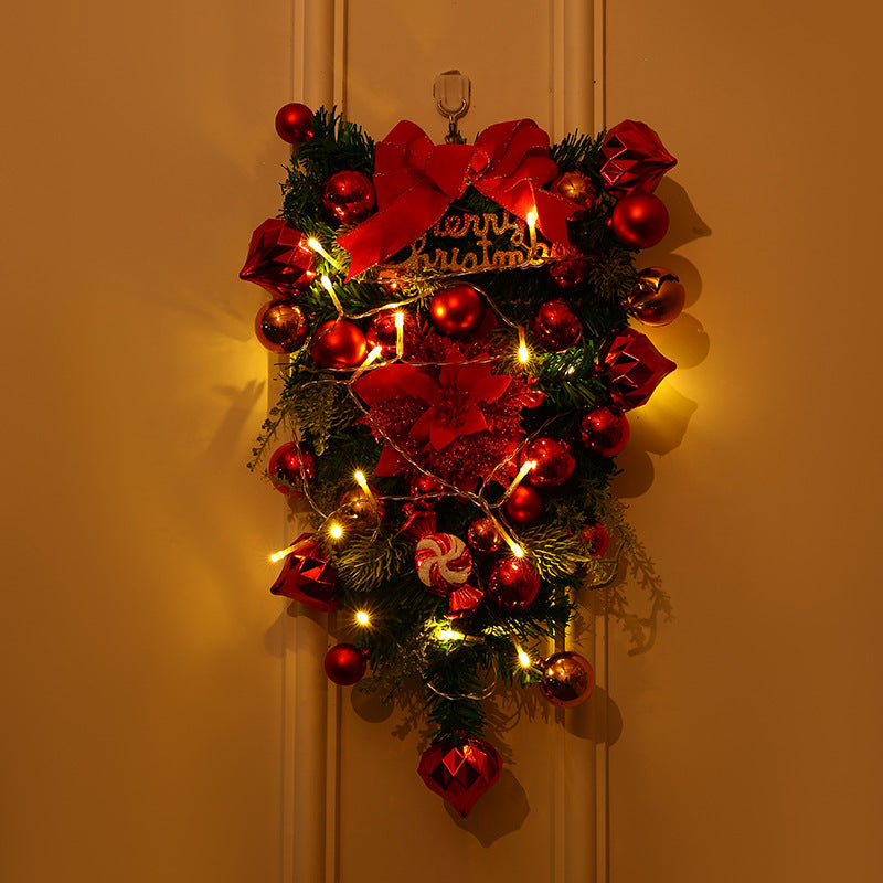 Festlicher Weihnachtskranz – Dekorative Weihnachtsdekoration für Tür und Wand