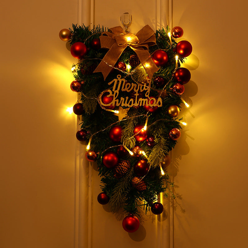 Festlicher Weihnachtskranz – Dekorative Weihnachtsdekoration für Tür und Wand