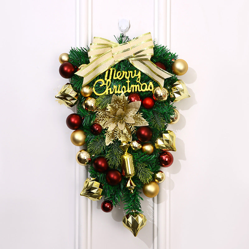 Festlicher Weihnachtskranz – Dekorative Weihnachtsdekoration für Tür und Wand