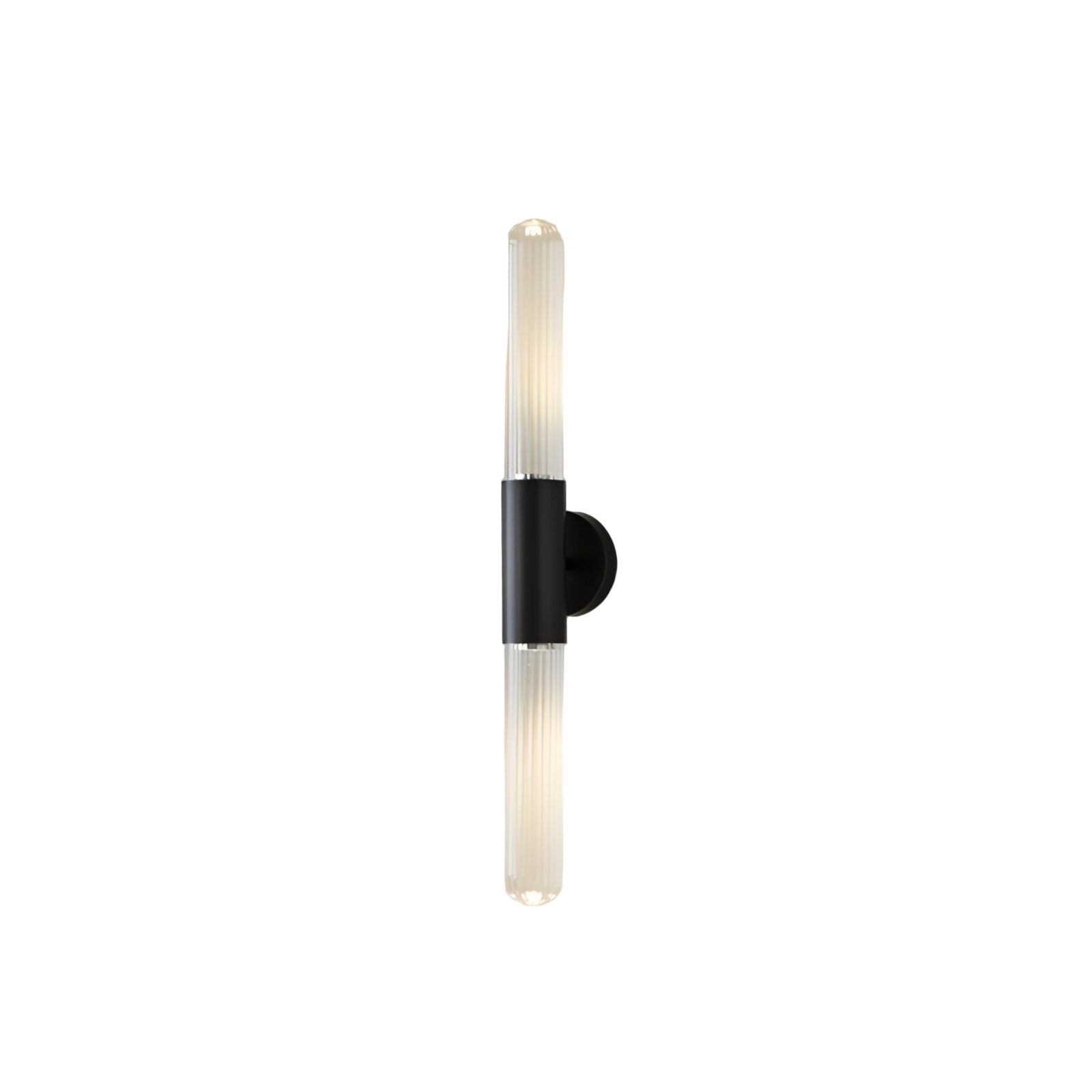 Nordic Water-Ripple Glas Messing Wandlampe LED 1-Licht