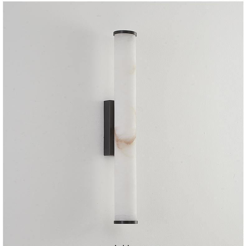 Moderne Minimalistische Spanische Marmor Kupfer Wandleuchte LED 1-Licht
