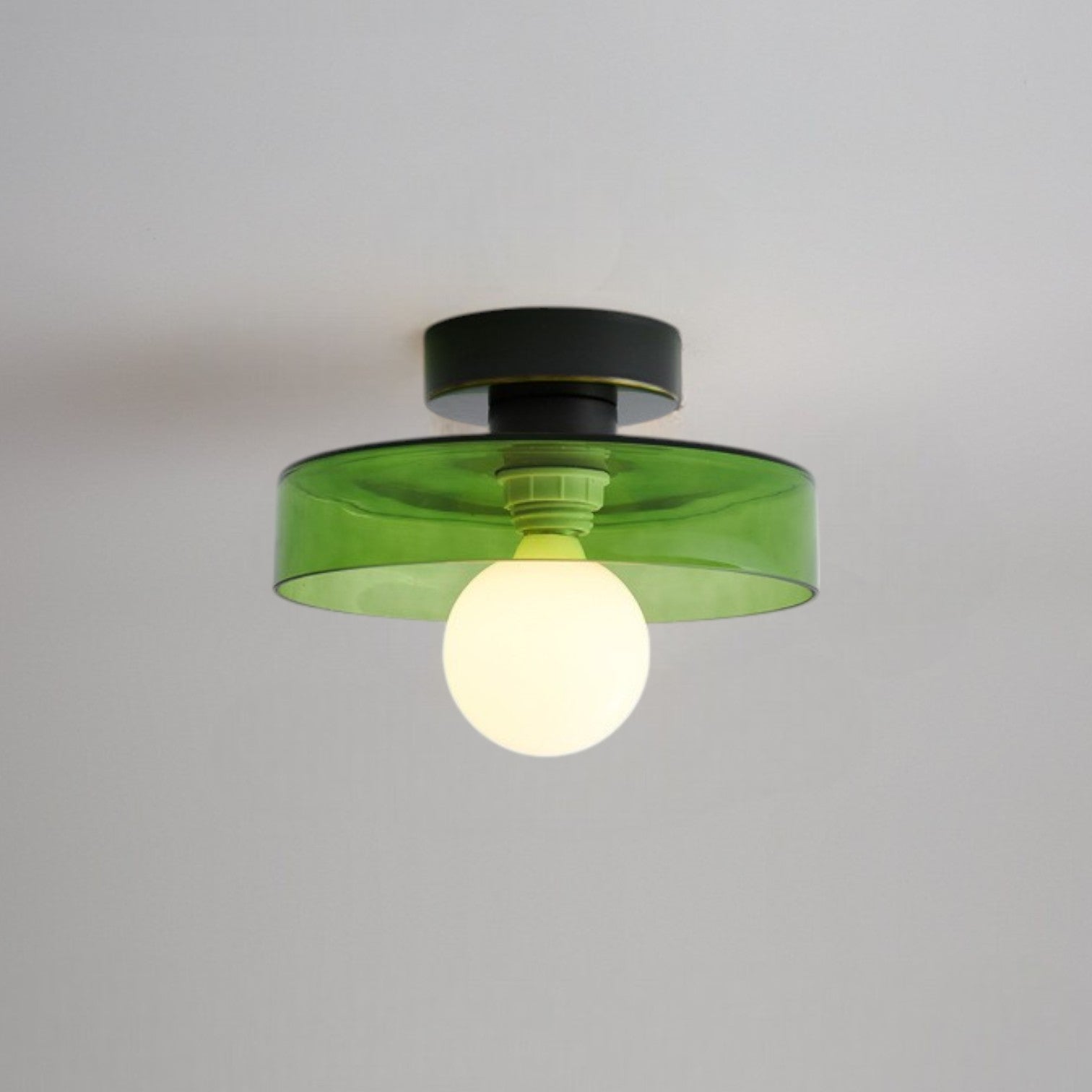 Bauhaus Glas LED Deckenleuchte 1-Licht