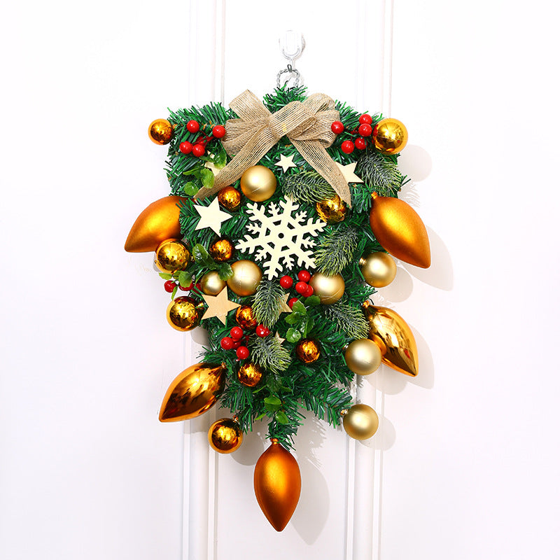 Festlicher Weihnachtskranz – Dekorative Weihnachtsdekoration für Tür und Wand
