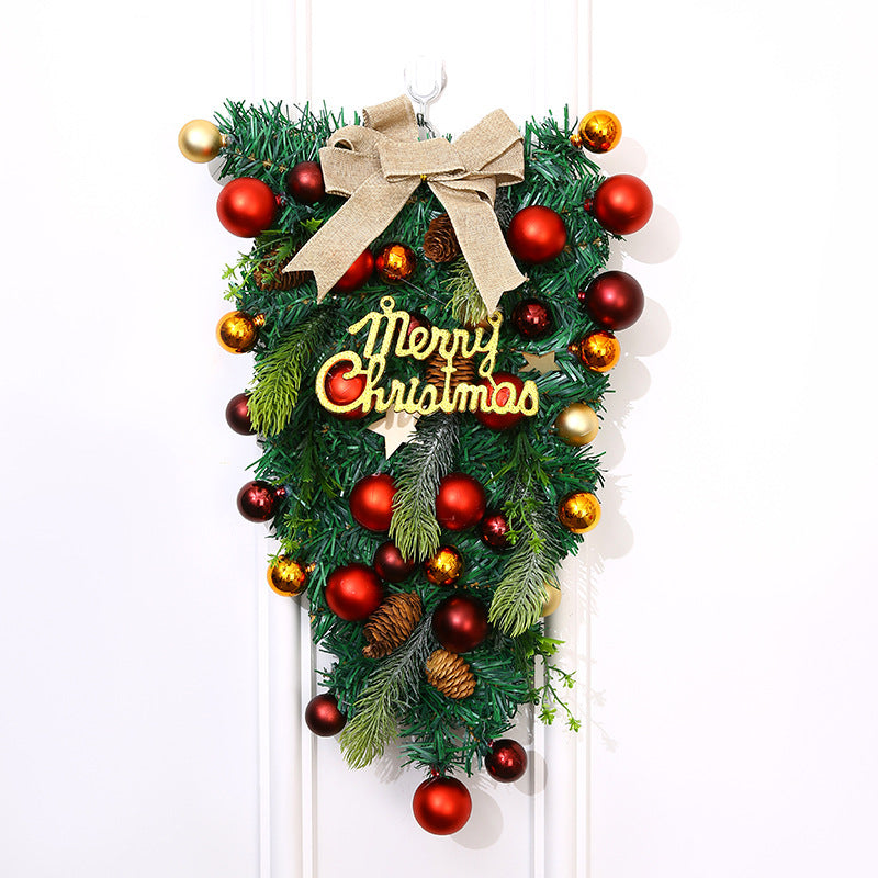 Festlicher Weihnachtskranz – Dekorative Weihnachtsdekoration für Tür und Wand