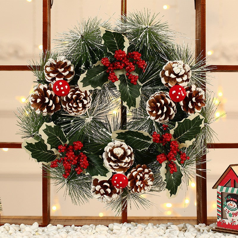 Jute-Weihnachtskranz – Rustikale Weihnachtsdekoration für Tür und Wand