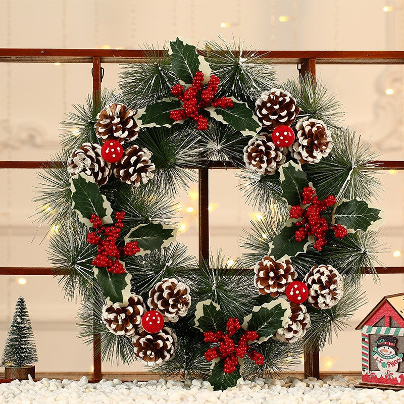 Jute-Weihnachtskranz – Rustikale Weihnachtsdekoration für Tür und Wand