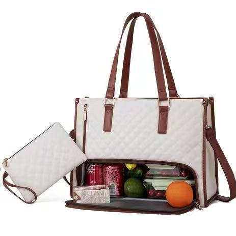 Multifunktionale Damenhandtasche mit Kühlfach
