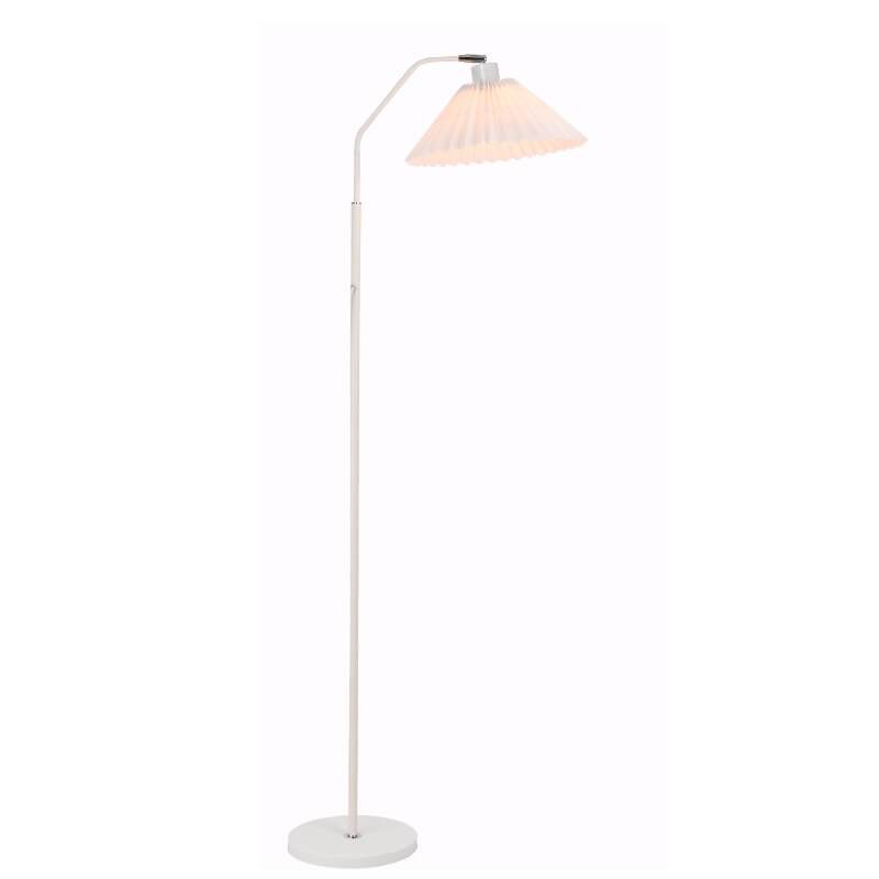Minimalistische LED Stehlampe mit Faltbarem Stoffschirm