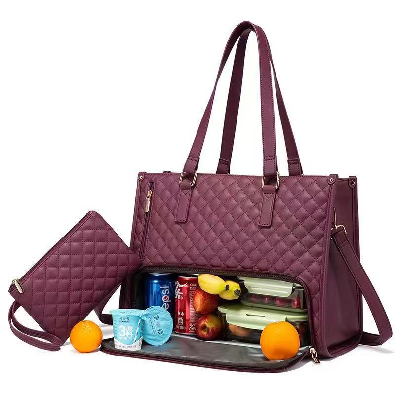 Multifunktionale Damenhandtasche mit Kühlfach
